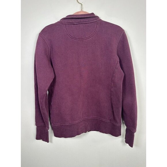 Carhartt Dunlow Full Zip Embroidered purple Fleece Sweatshirt Women's Medium - Picture 11 of 13